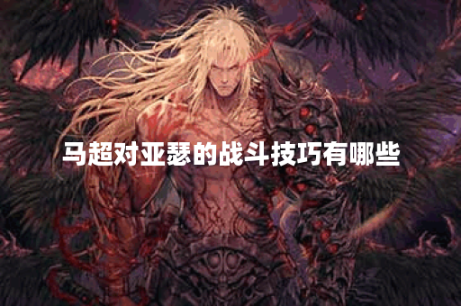 马超对亚瑟的战斗技巧有哪些?亚瑟对抗马超的装备搭配是怎样的? 马超对亚瑟的战斗技巧有哪些?亚瑟对抗马超的装备搭配是怎样的?