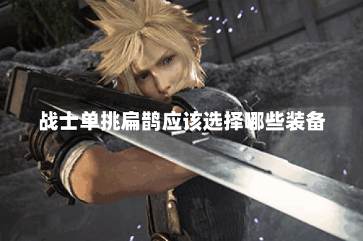 战士单挑扁鹊应该选择哪些装备？如何搭配战士出装应对扁鹊？