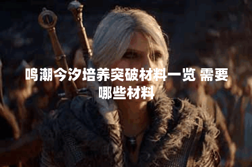 鸣潮今汐培养突破材料一览 需要哪些材料 鸣潮今汐培养突破材料一览 需要哪些材料